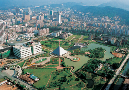 榕城点缀--金鸡山,温泉公园,闽江公园,金山寺(福州市游5)