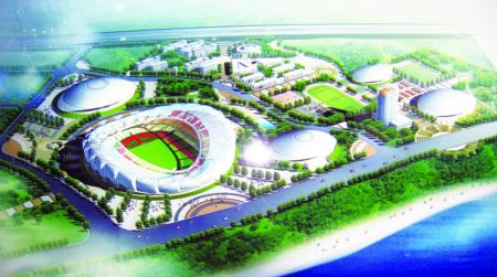东部新城建"奥体中心" 将成为福州最大体育馆