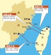 [提要]从平潭岛挖海底隧道到台湾新竹,是建造海峡通道最经济和可行的