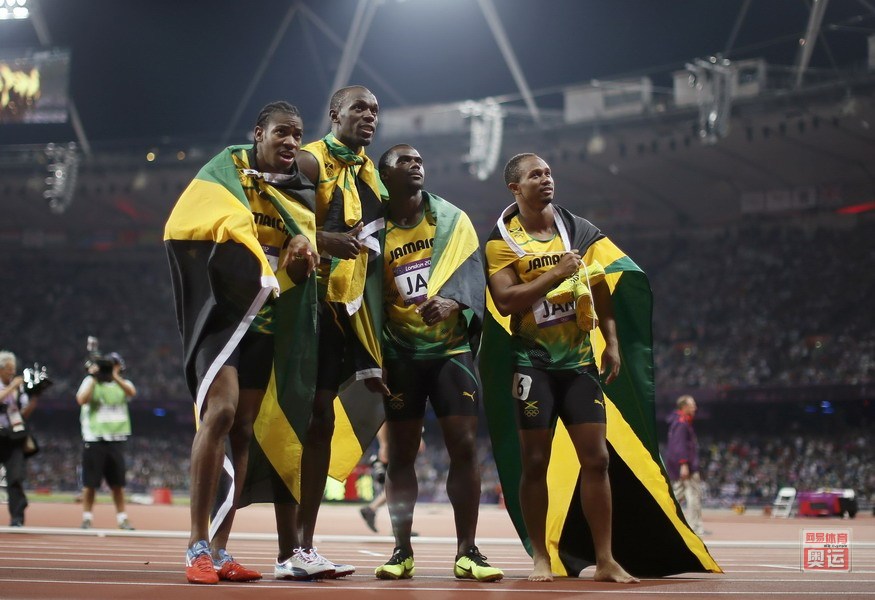 4x100米接力赛牙买加再破纪录 博尔特收获第3金