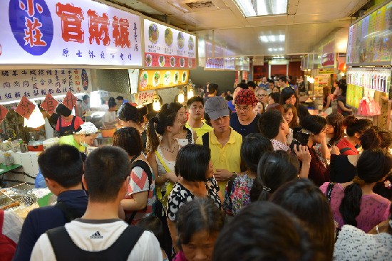 士林夜市的台湾小吃