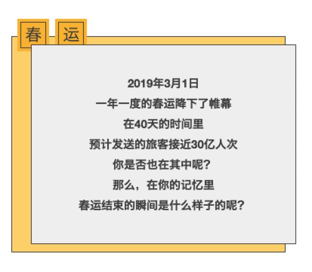 春运故事|不变的春运记忆