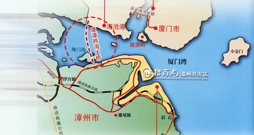 省发改委有关人士指出,厦漳跨海大桥的建设将进一步加强厦门海沧