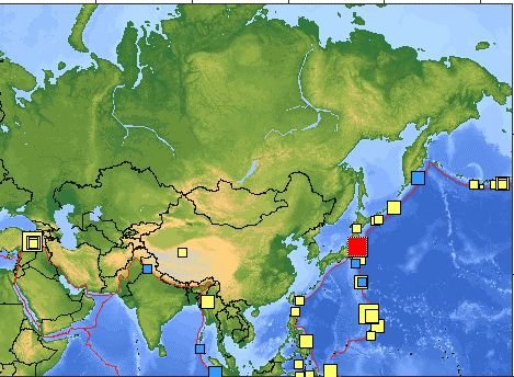 世界地图日本福岛图片