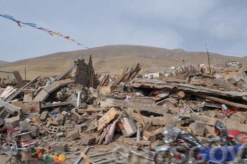 青海玉树地震灾区实拍