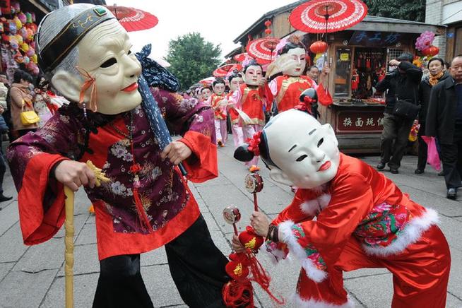 福州举行民俗文化活动欢度新春佳节