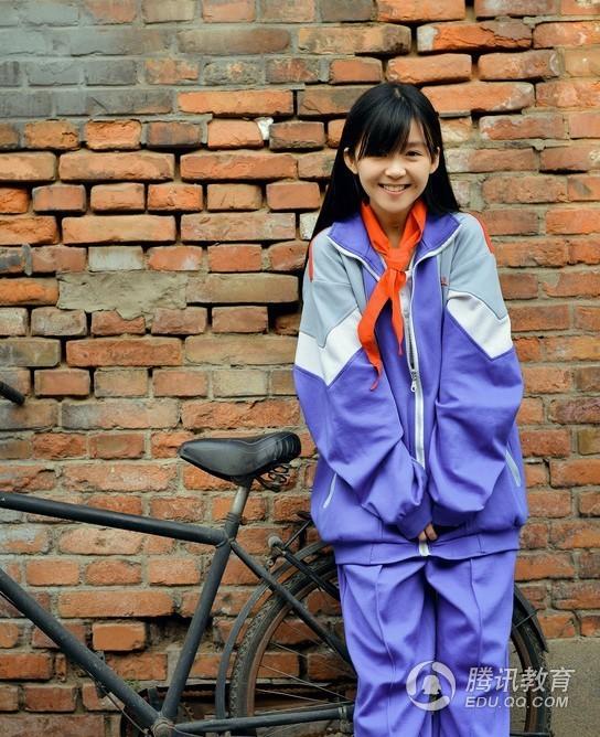 中国最美的校服图片